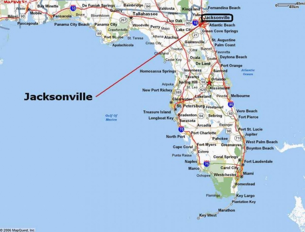 Jacksonville Florida Map - Jacksonville Usa Map (Florida - Usa) - Where Is Port Charlotte Florida On A Map