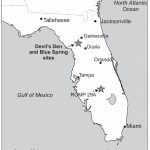Jm   Larger Foraminifera Of The Devil's Den And Blue Hole Sinkholes   Devil&#039;s Den Florida Map