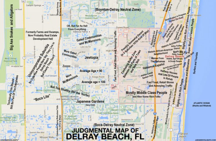 Del Ray Florida Map