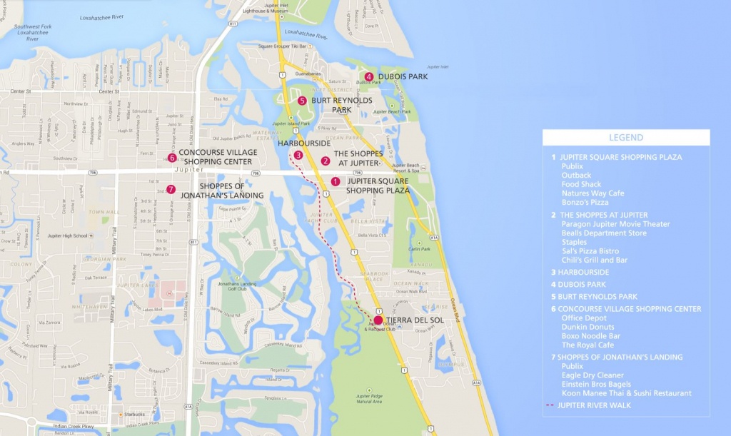 Jupiter Florida Map - Tierra Del Sol - Jupiter Homes For Sale - Jupiter Inlet Florida Map