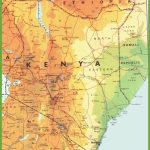 Kenya Road Map   Printable Map Of Kenya