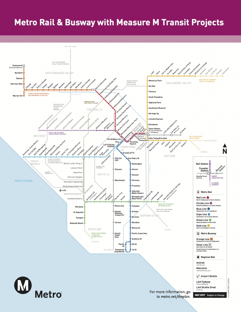 L.a. Olympics And Paralympics: What Our Transit System Will Look - California Metro Rail Map