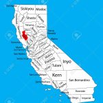 Lake County (California, United States Of America) Vector Map   Free Editable Map Of California Counties