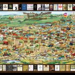 Laminated Texas Wine Map | Texas Wineries Map |Texas Hill Country   Texas Winery Map