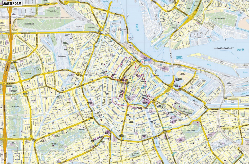 Large Amsterdam Maps For Free Download And Print | High-Resolution - Printable Map Of Amsterdam