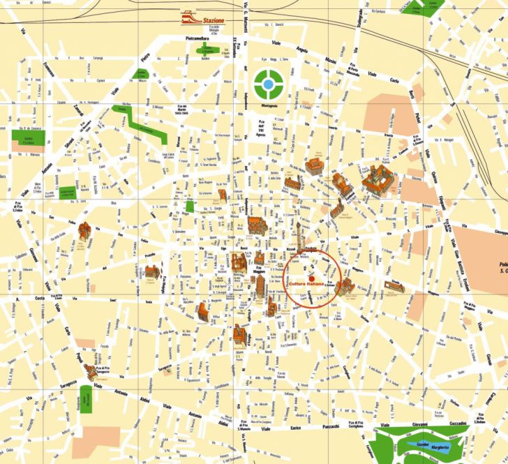 Bologna Tourist Map Printable