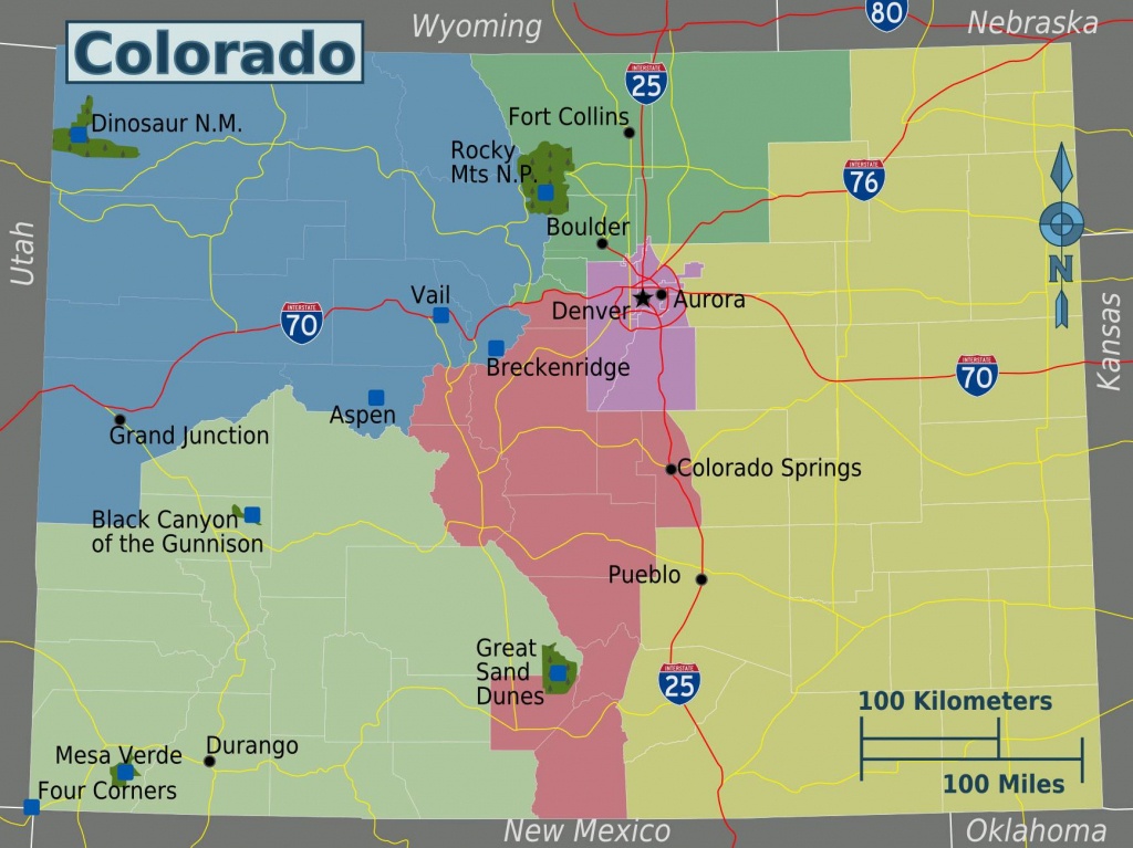 Large Colorado Maps For Free Download And Print | High-Resolution - Printable Map Of Colorado Springs
