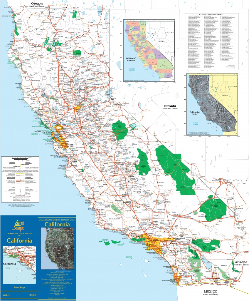 Large Detailed Map Of California With Cities And Towns - Map Of California Cities