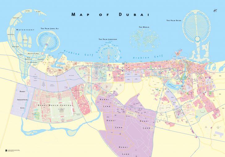 Printable Map Of Dubai