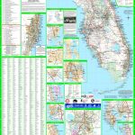 Large Detailed Map Of Florida With Cities And Towns   Florida Wall Maps For Sale