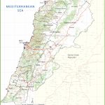 Large Detailed Map Of Lebanon   Printable Map Of Lebanon