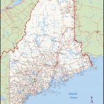 Large Detailed Map Of Maine With Cities And Towns   Maine State Map Printable