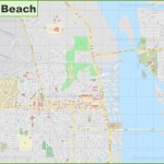 Large Detailed Map Of Vero Beach   Florida Street Map