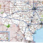 Large Detailed Roads And Highways Map Of Texas State With All Cities   Large Texas Map