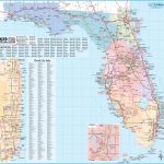 Large Detailed Tourist Map Of Florida   Detailed Road Map Of Florida