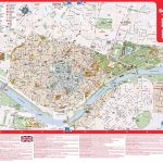 Large Detailed Tourist Map Of Seville   Seville Tourist Map Printable