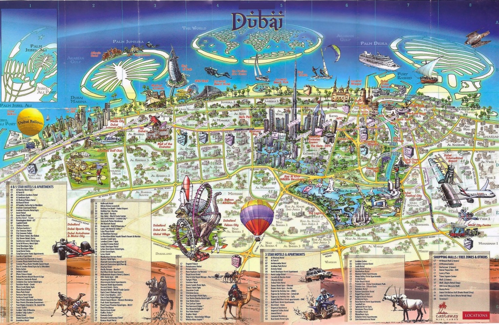 Large Dubai Maps For Free Download And Print | High-Resolution And - Printable Map Of Dubai