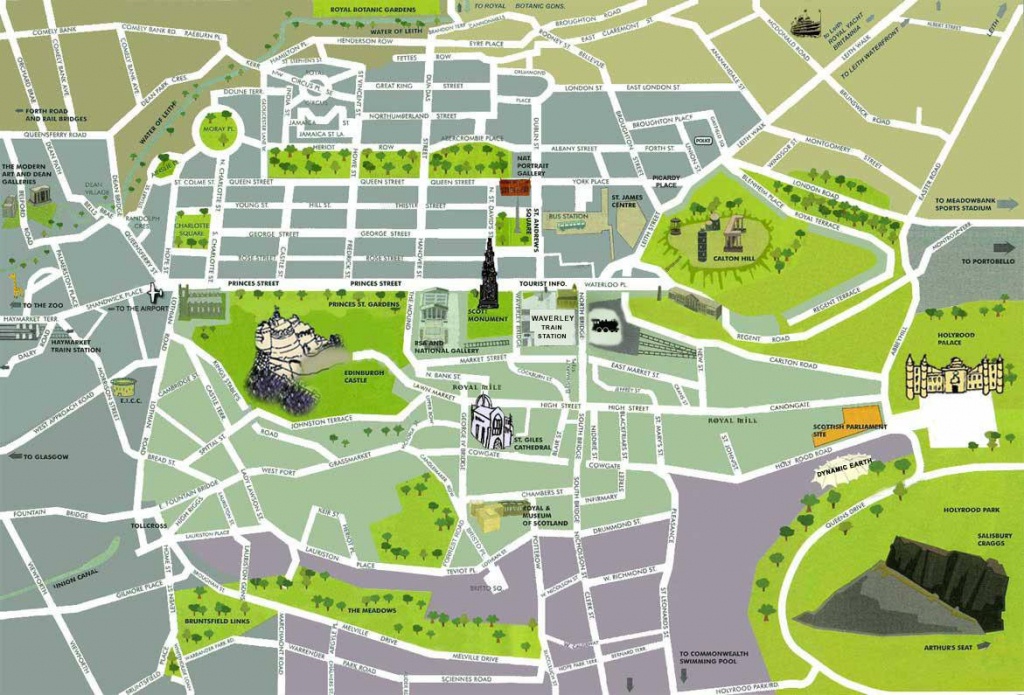 Large Edinburgh Maps For Free Download And Print High Resolution Edinburgh City Map Printable 