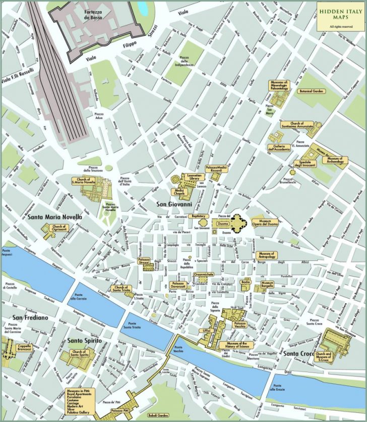 Printable Map Of Florence