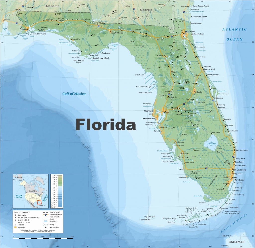 Large Florida Maps For Free Download And Print | High-Resolution And - I Want A Map Of Florida