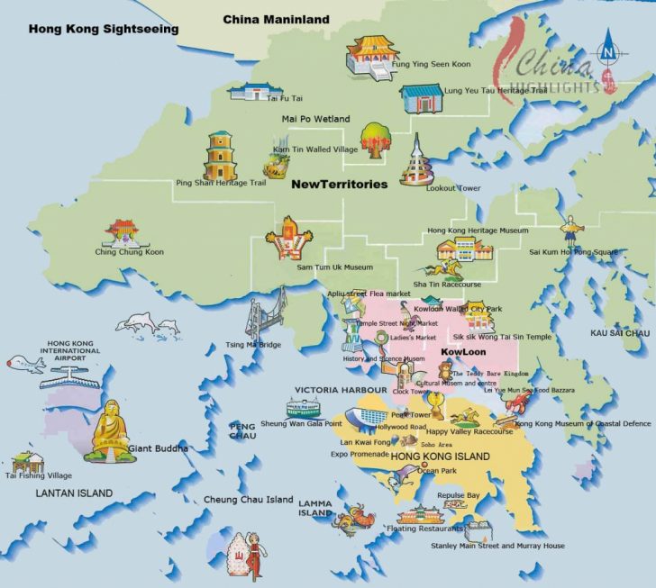 Printable Map Of Hong Kong