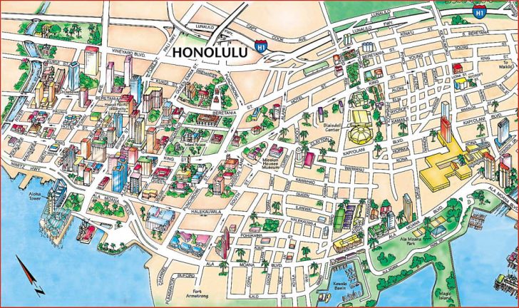 Printable Map Of Oahu Attractions