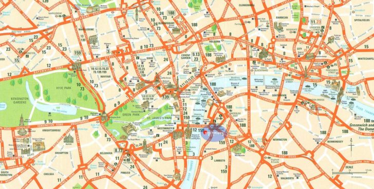 Printable Map Of London