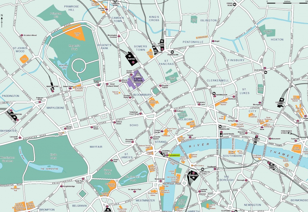 Large London Maps For Free Download And Print | High-Resolution And - Printable Map Of London With Attractions