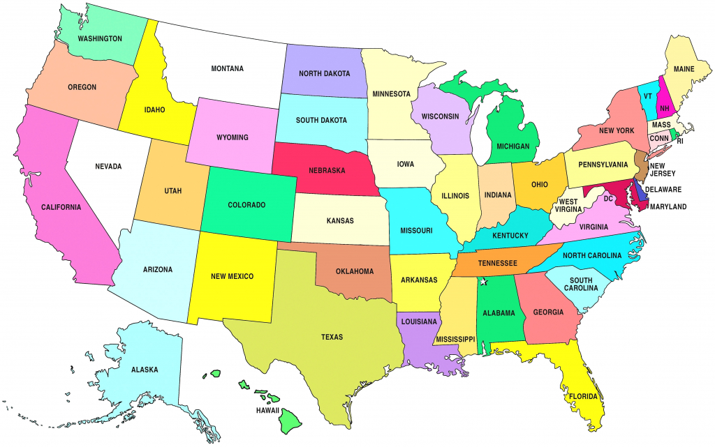 Large Map Of United States - Lgq - Large Printable Us Map