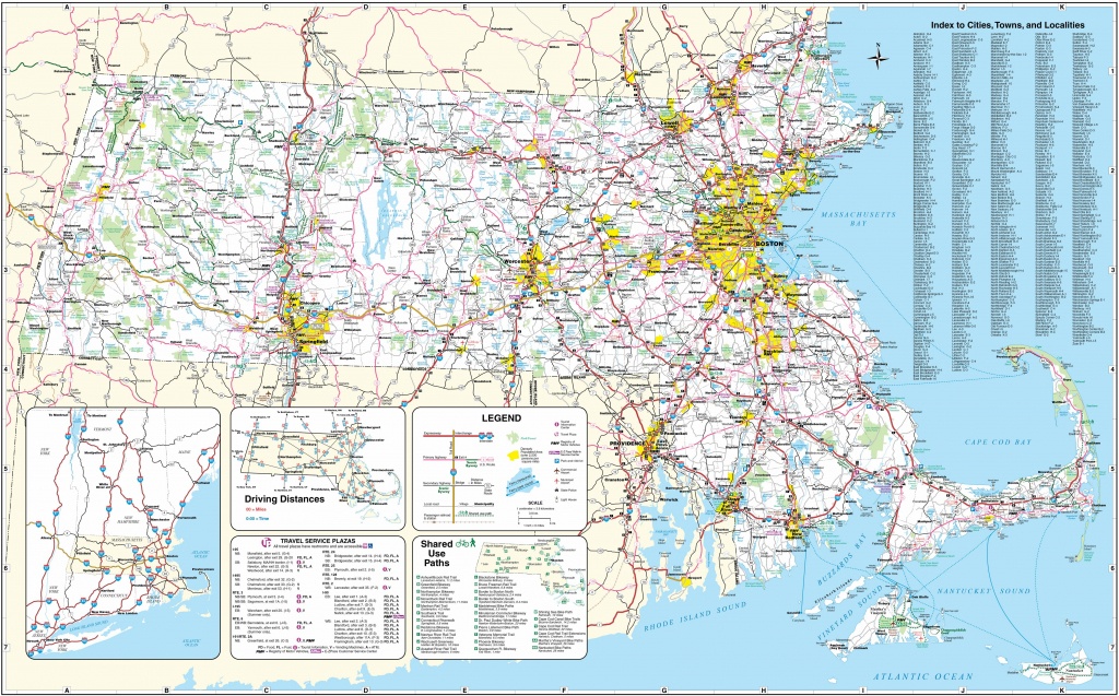 Large Massachusetts Maps For Free Download And Print | High - Large Printable Map
