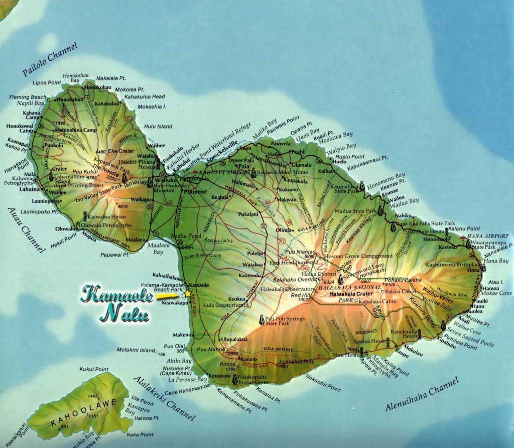 Large Maui Maps For Free Download And Print High Resolution And Printable Map Of Maui 
