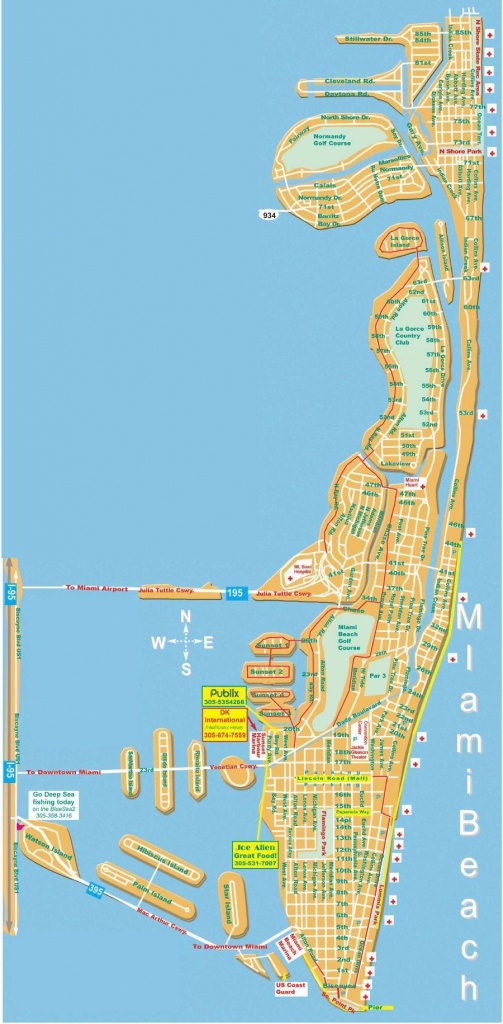 Map Of Miami Beach Florida Hotels