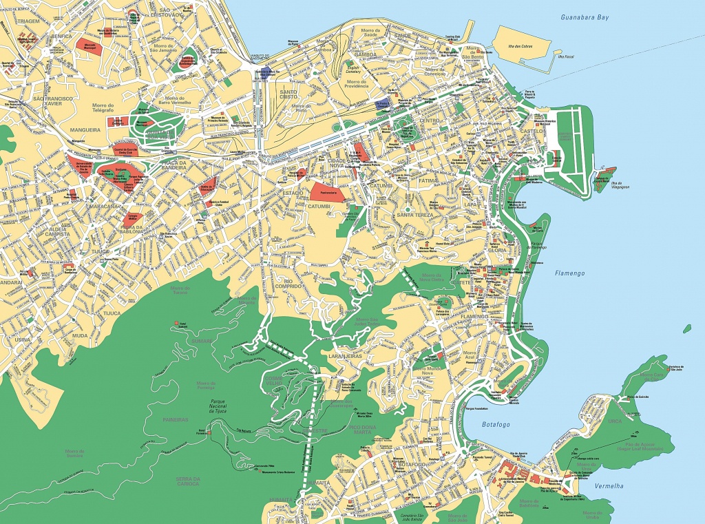 Large Rio De Janeiro Maps For Free Download And Print | High - Printable Map Of Rio De Janeiro