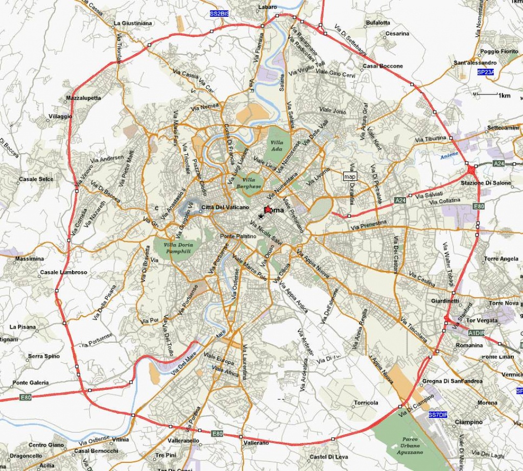 Large Rome Maps For Free Download And Print | High-Resolution And - Printable Map Of Rome
