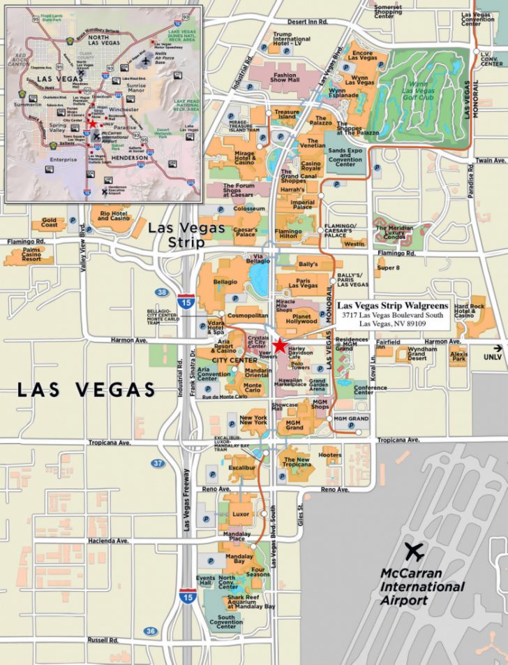 Map Of Las Vegas Strip 2014 Printable