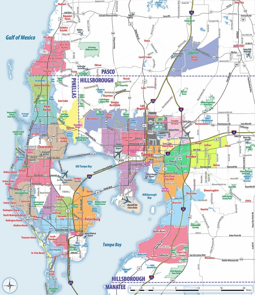 Large Tampa Maps For Free Download And Print | High-Resolution And - Google Maps Tampa Florida Usa