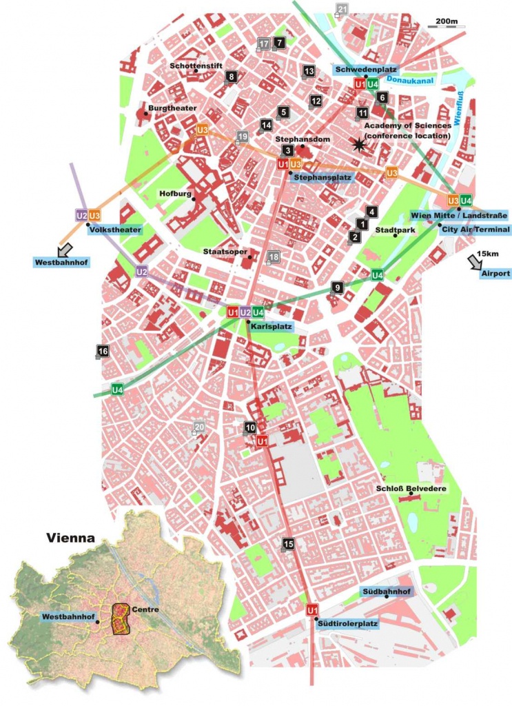 Large Vienna Maps For Free Download And Print | High-Resolution And - Printable Map Of Vienna