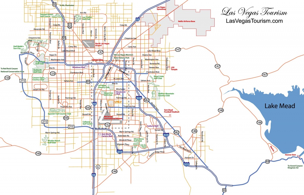 Las Vegas Map, Official Site - Las Vegas City Map - Printable Las Vegas Street Maps