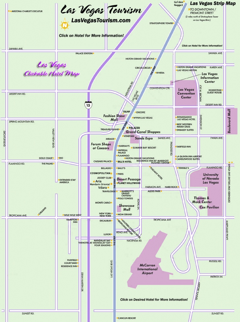 Las Vegas Map, Official Site - Las Vegas Strip Map - Map Of Las Vegas Strip 2014 Printable