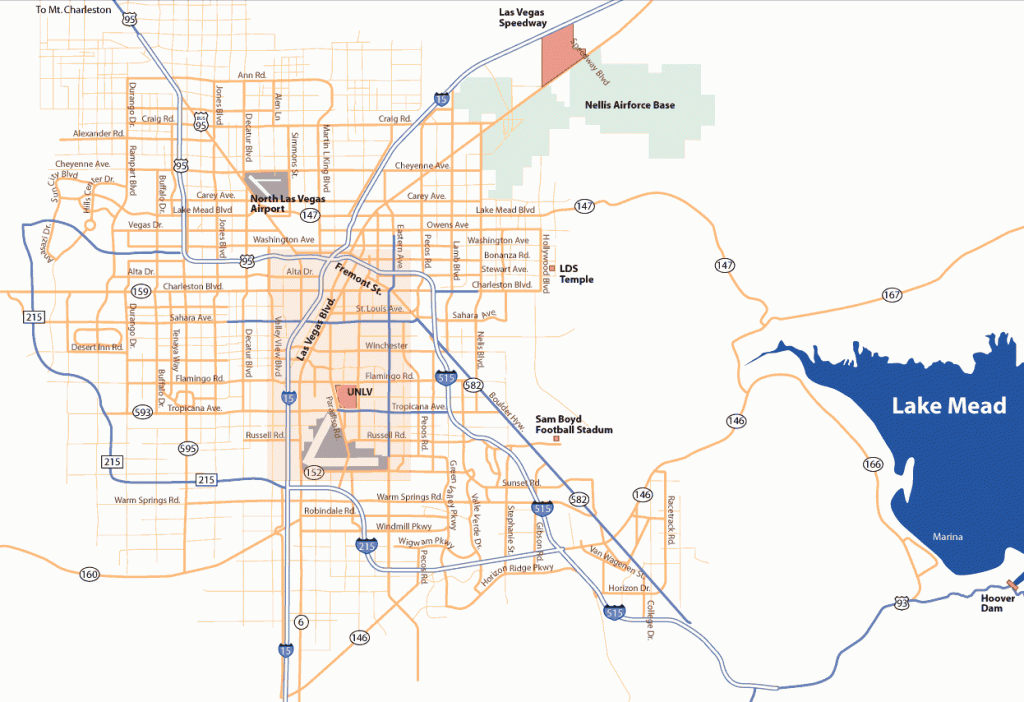 Las Vegas Street Maps Printable | Emergency Preparedness | Las Vegas - Printable Las Vegas Street Maps