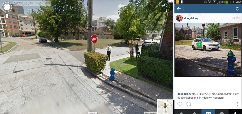 Last Summer I Took A Photo Of Google Street View Today I Finally - Google Maps Street View Houston Texas