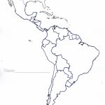 Latin America Map Blank Save Btsa Co Within Of North And South With   Printable Map Of Latin America