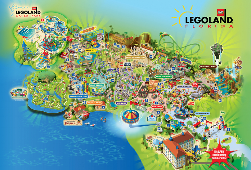 Legoland® Florida Is A 150-Acre Interactive Theme Park With More - Legoland Florida Hotel Map
