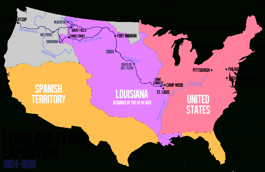 Lewis And Clark Expedition - Wikipedia - Lewis And Clark Expedition Map Printable