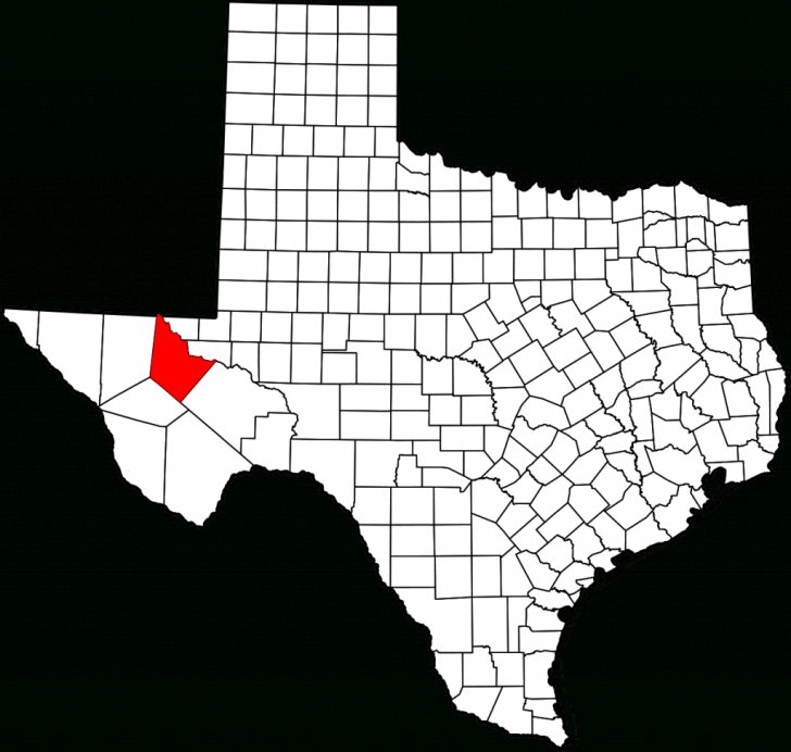 Reeves County Texas Map