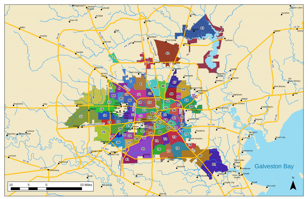 List Of Houston Neighborhoods - Wikipedia - Map Of Northwest Houston Texas