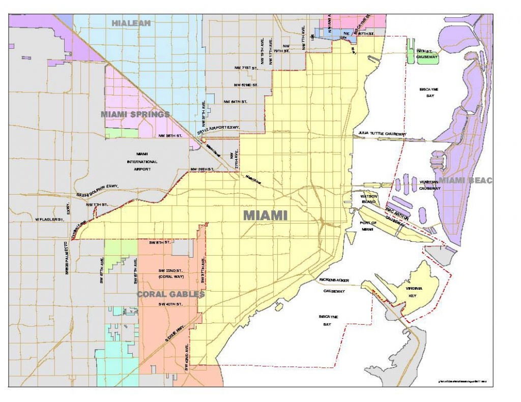 List Of Neighborhoods In Miami - Wikipedia - The Map Of Miami Florida