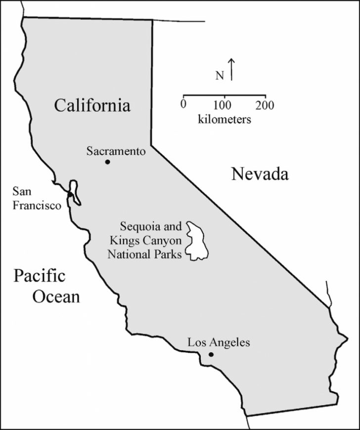 Sequoia Park California Map
