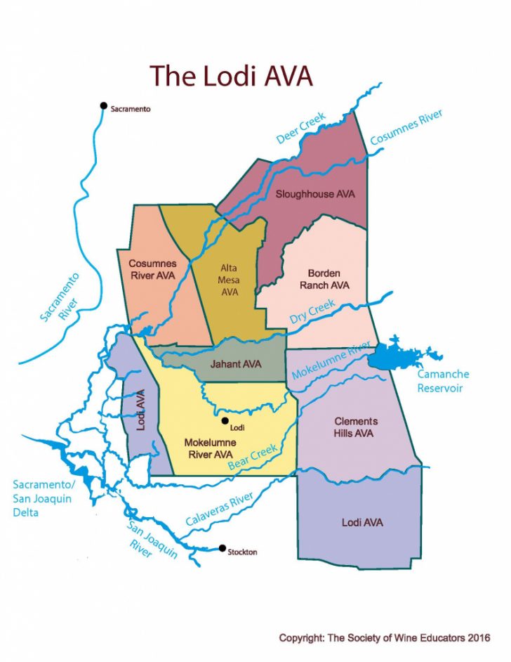 Lodi California Map