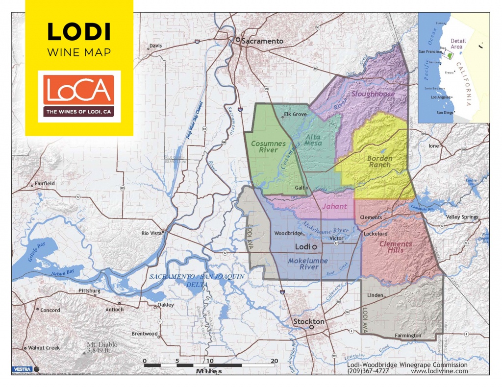 Lodi Wine Guide (With Maps) | Wine Folly - Lodi California Map